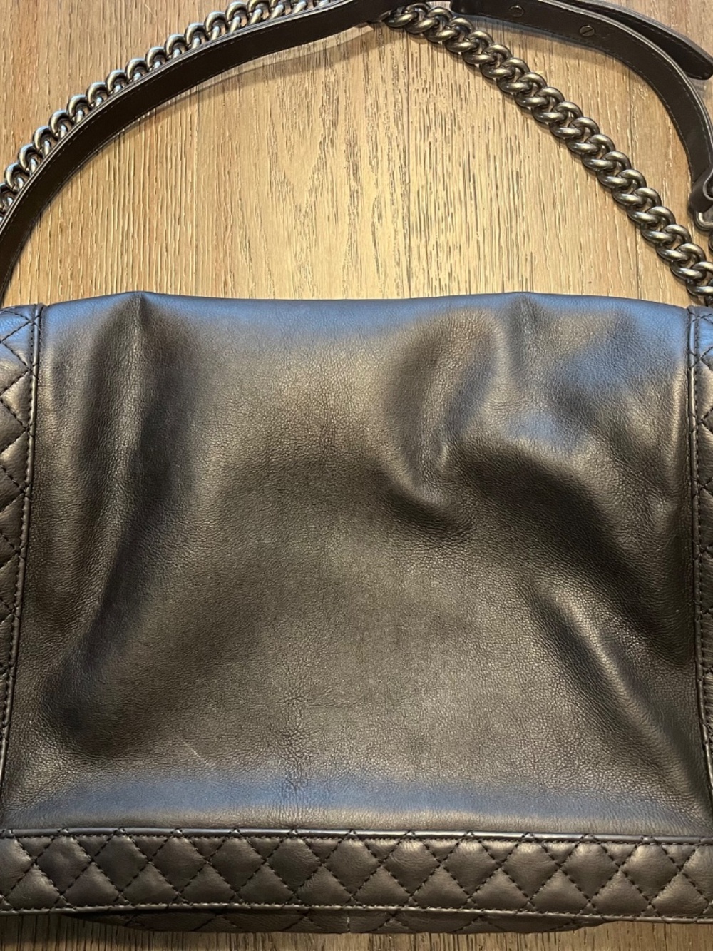 Chanel XL Reverso Boy Bag Black Excellent!! - Picture 3 of 9